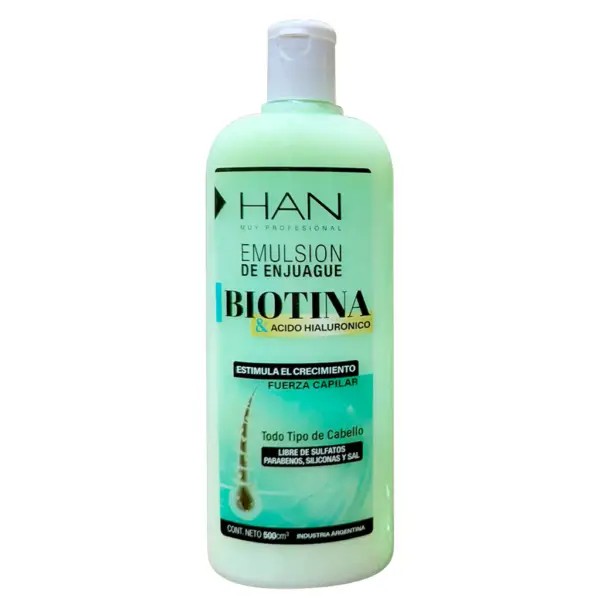 Biotina, Enjuague.