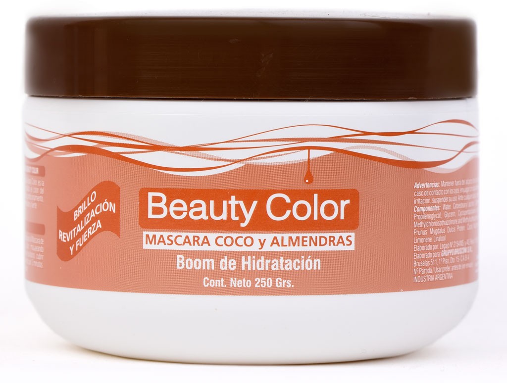 Máscara de coco y almendras .250 gr