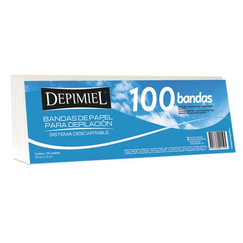 Bandas depilatorias depimiel x 100