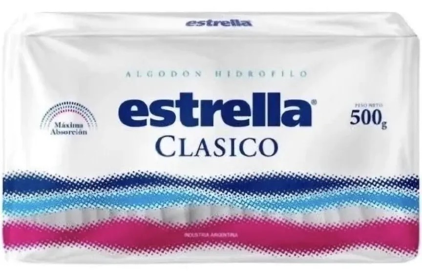 Algodón estrella 500 gr
