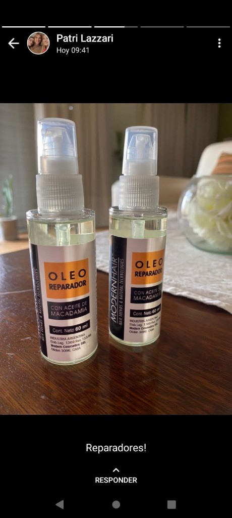 Oleo reparador de puntas.