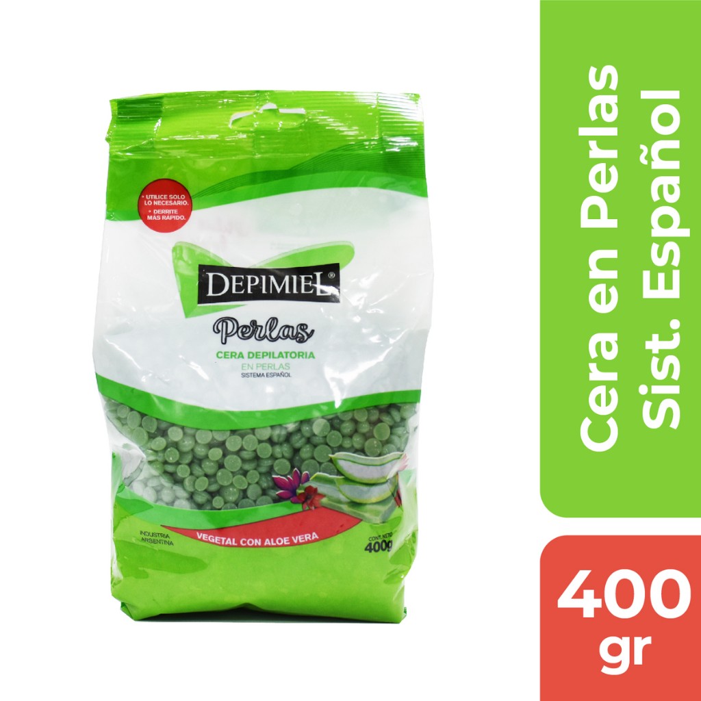 Cera en perlas. 800/400/200grs