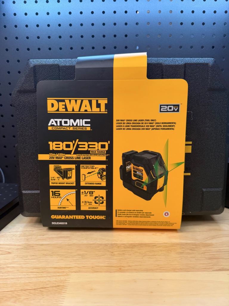 20v max cross line laser (tool only)