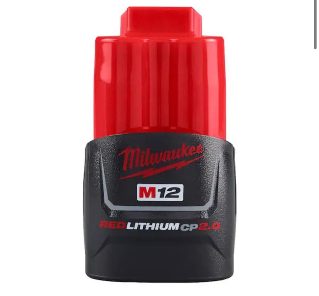 Battery redlithium 2.0 ah m12 Milwaukee
