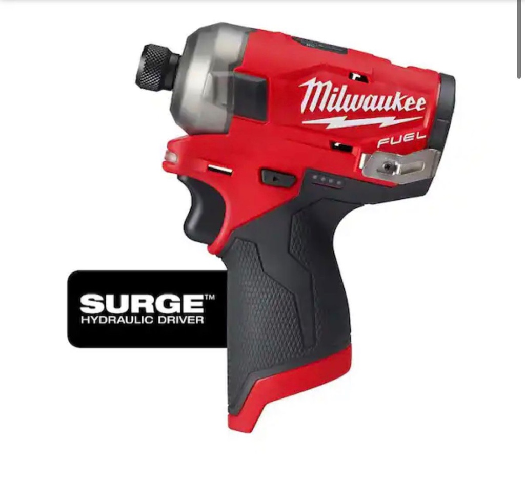 M12 FUEL SURGE 12V Lithium-Ion Brushless Cordless 1/4 in. Hex Impact Driver