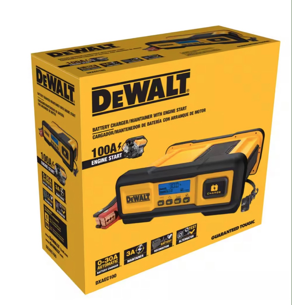 Battery charger / maintainer engine start
