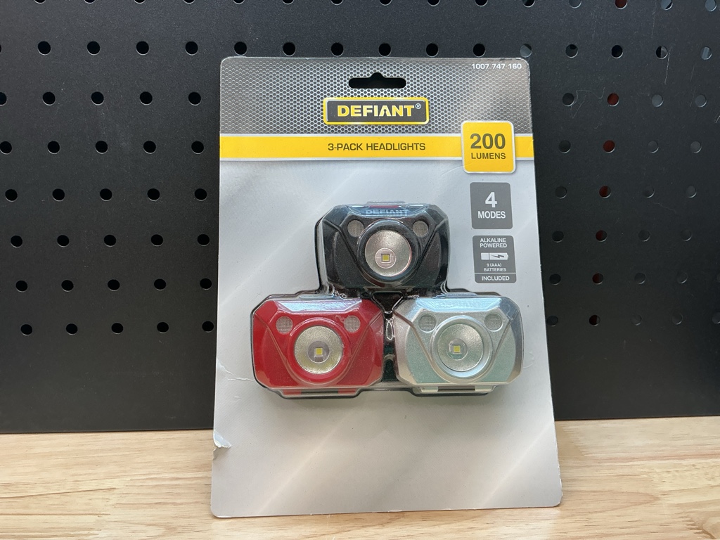 3 pack headlights defiant
