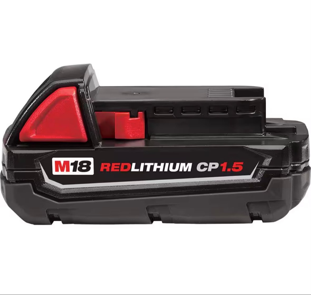1.5 ah battery pack Milwaukee m18