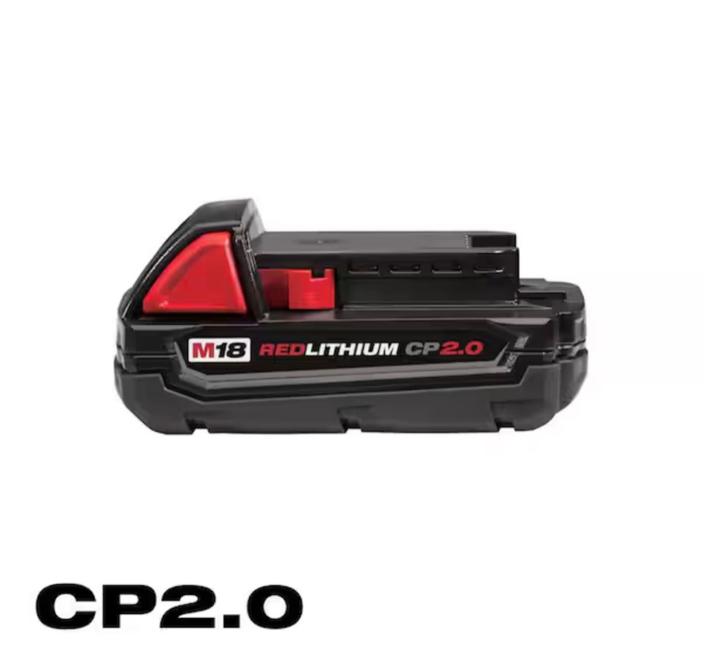 2.0 battery pack Milwaukee m18