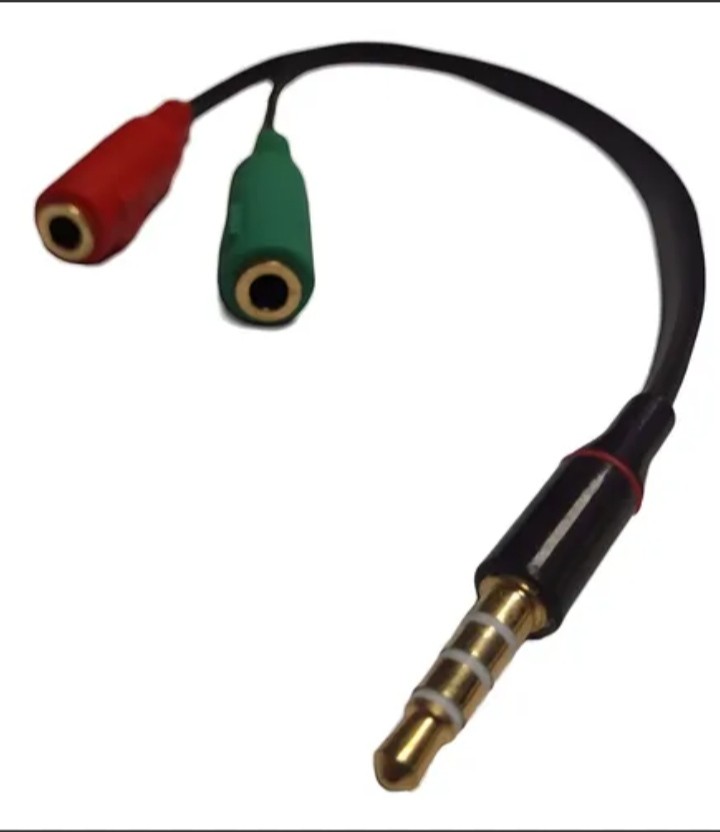 Adaptador divisor de audio y micrófono