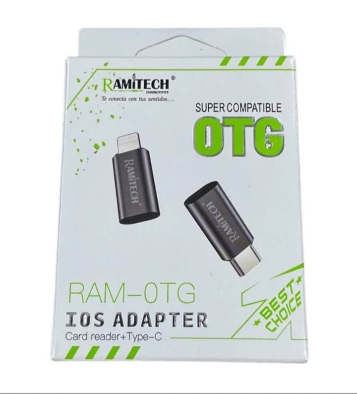 Adaptador OTG iPhone a TC