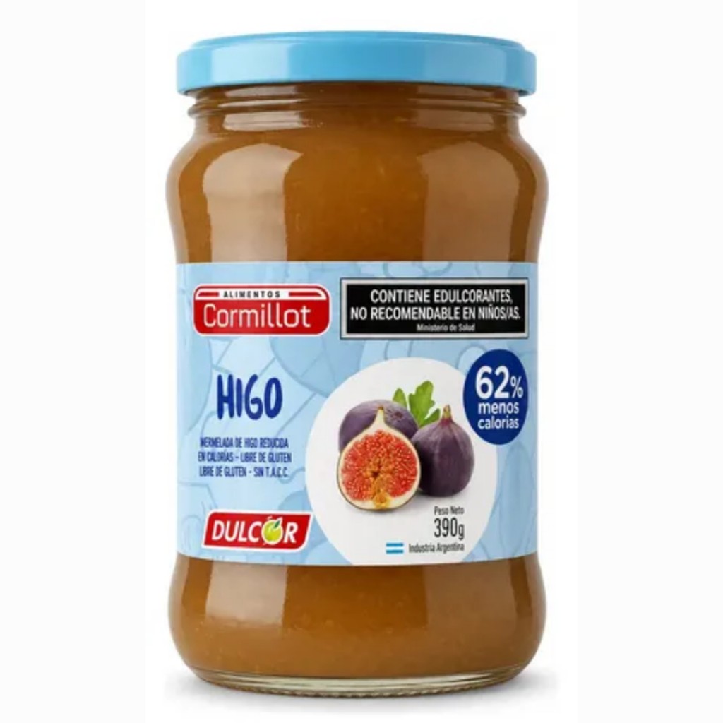 Mermelada Cormillot Dulcor Higo Sin Azúcar con Edulcorantes x 390g