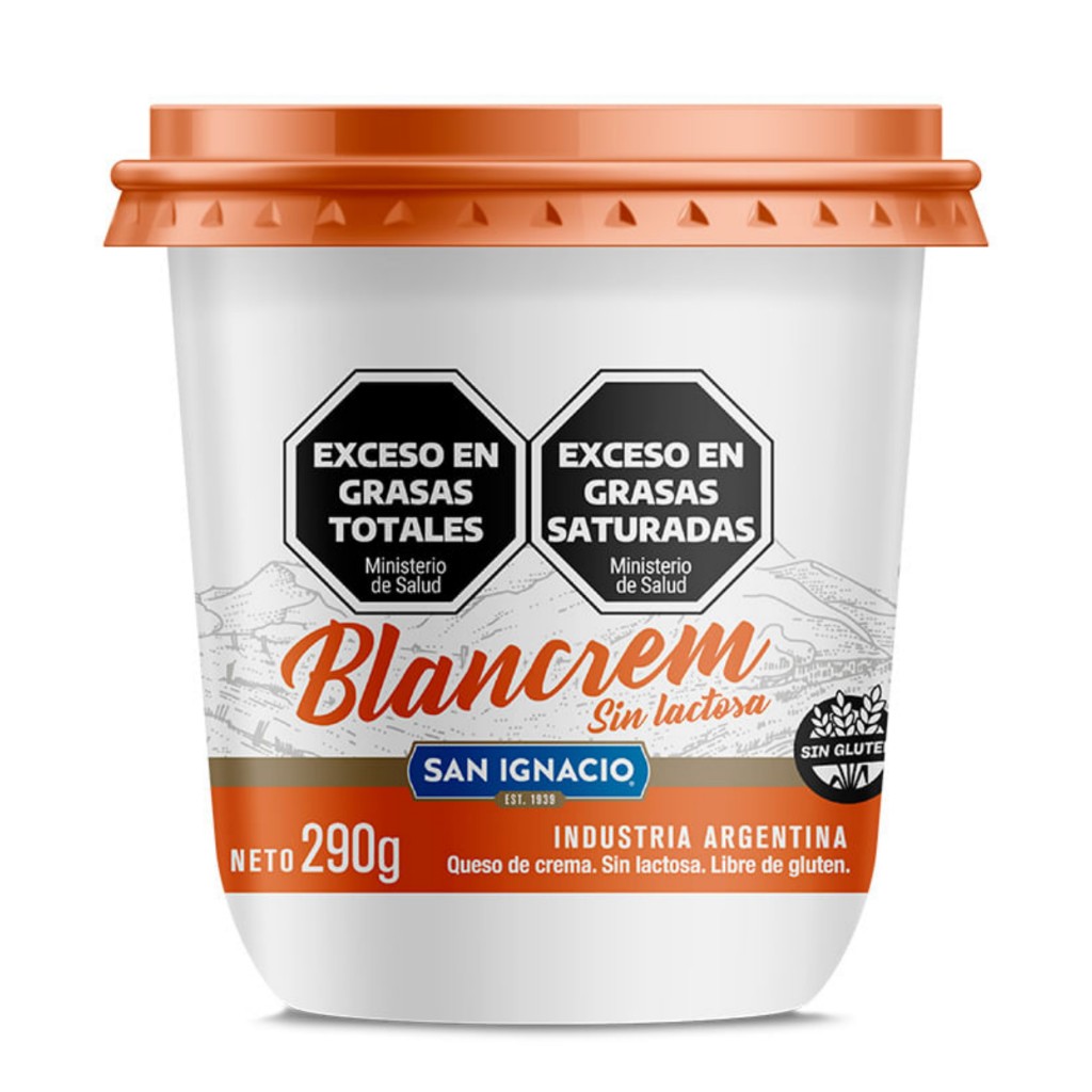 Queso Crema Blancrem Sin Lactosa San Ignacio x 290g
