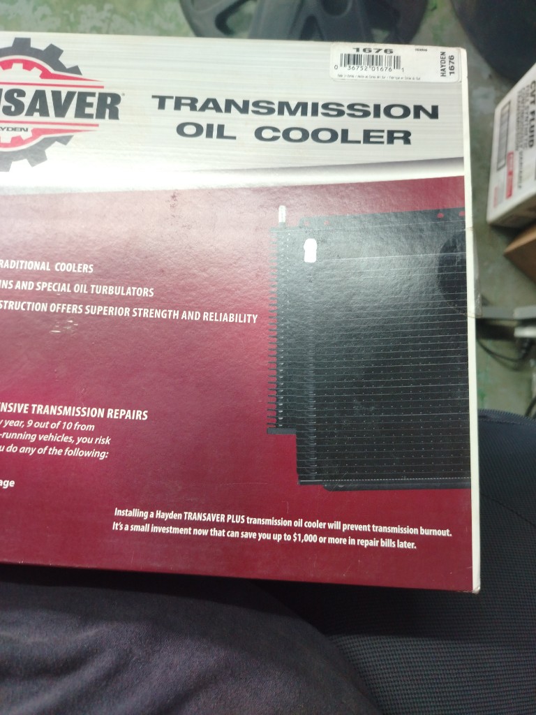 TRANSMISSION OIL COOLER 1676 (COMPACT AND SUBCOMPACT CARS)