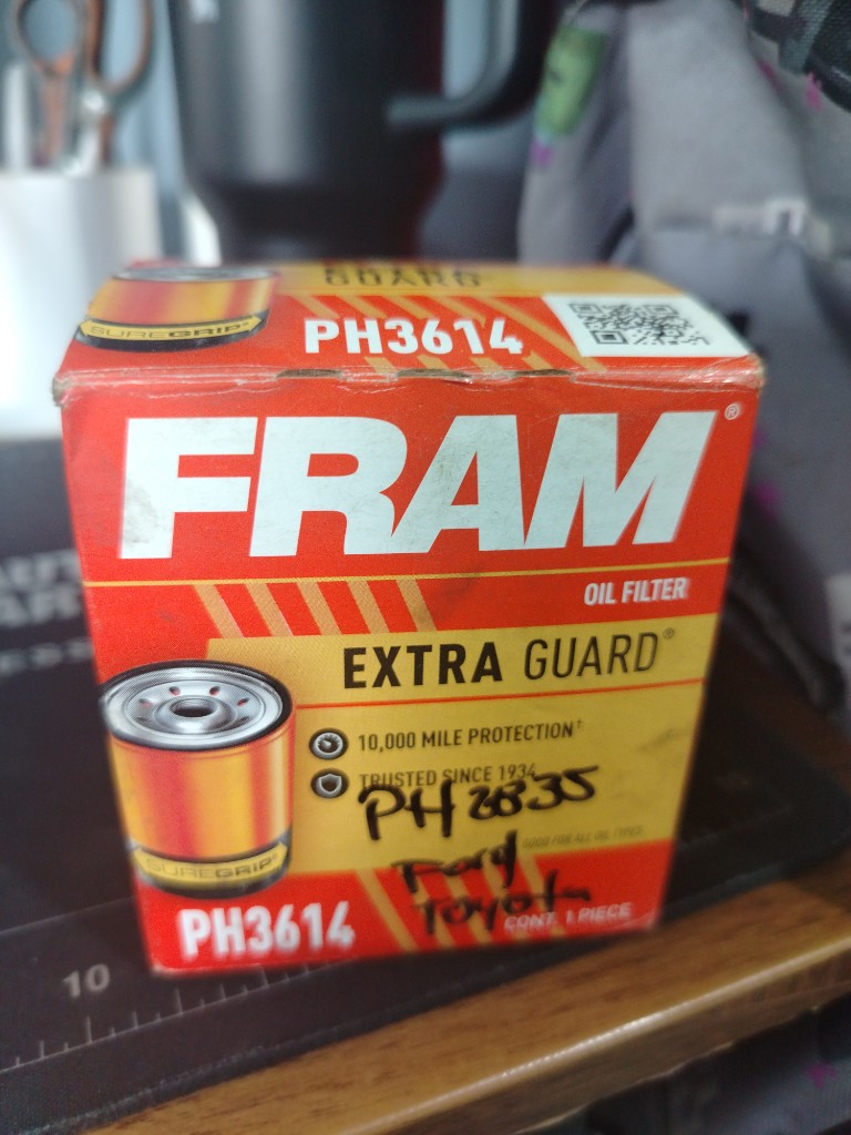 FILTRO DE MOTOR FRAM (FORD Y TOYOTA)