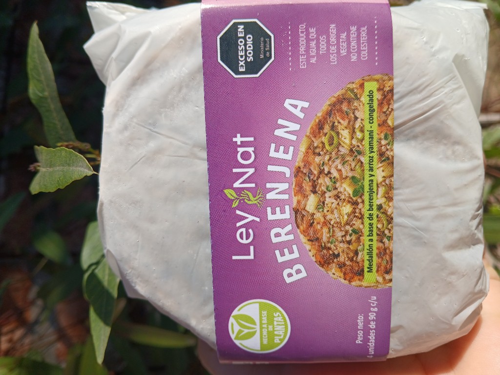 MEDALLÓN DE BERENJENA Y QUINOA