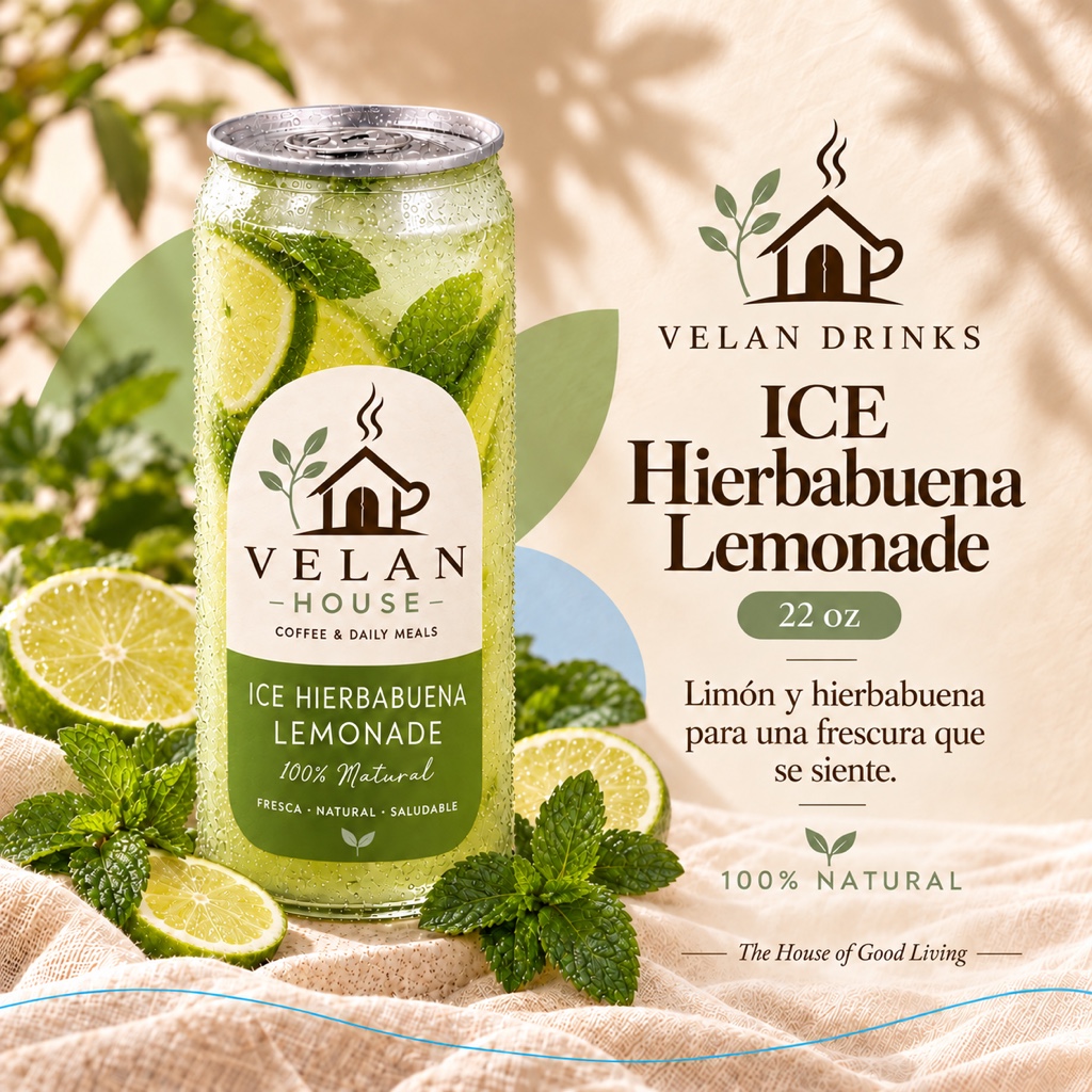 Ice Hierbabuena Lemonade (22OZ)