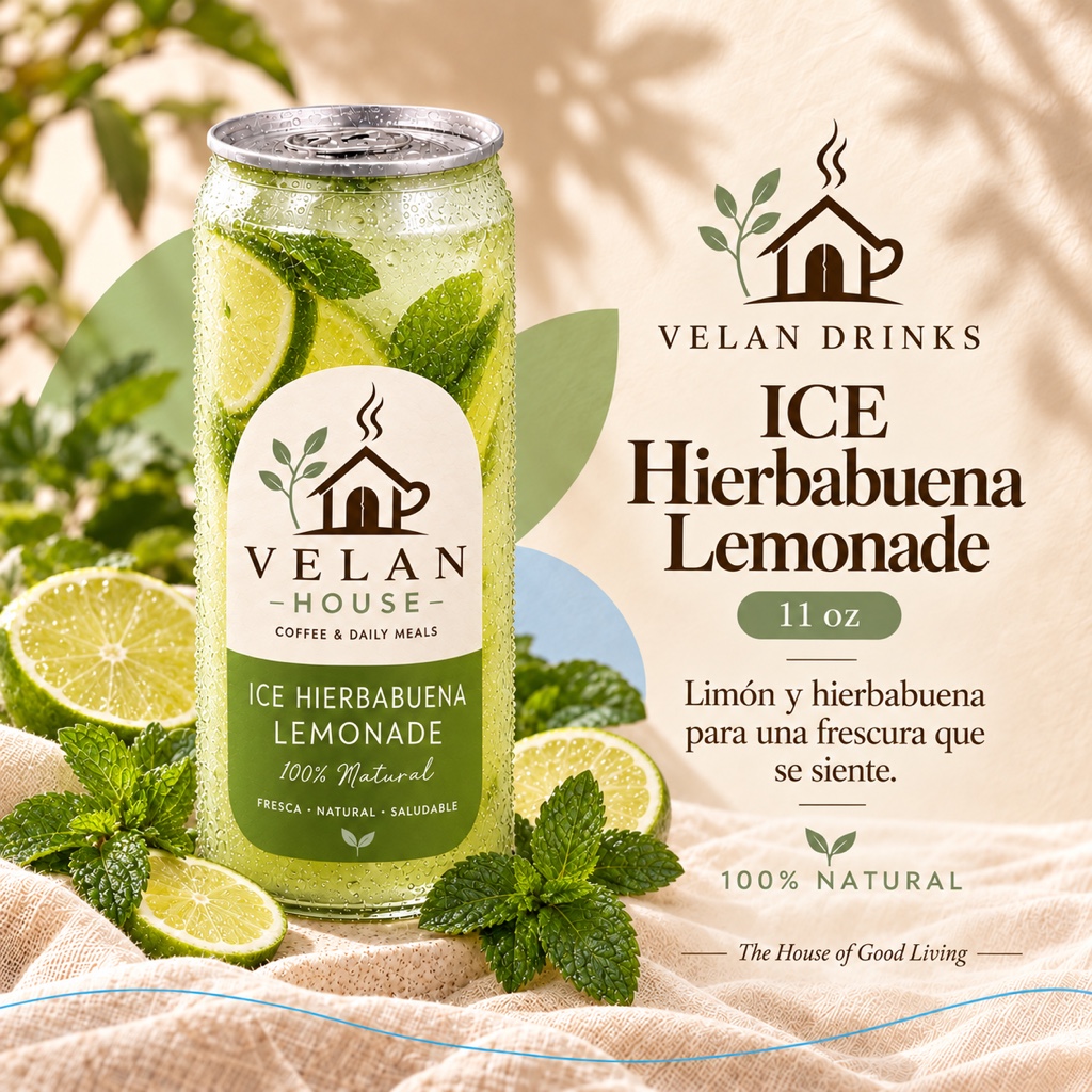 Ice Hierbabuena Lemonade (11OZ)