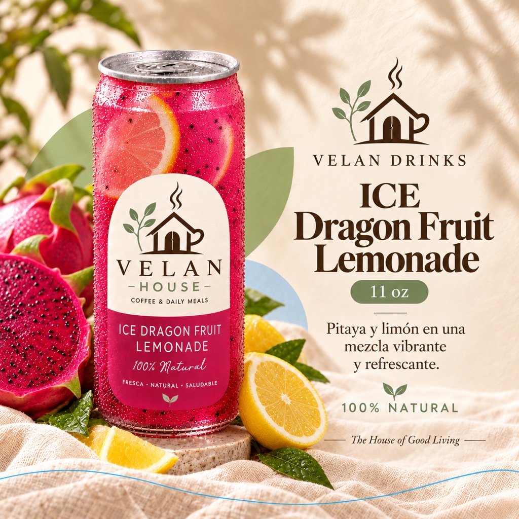 Ice Dragon Fruit Lemonade (11OZ)