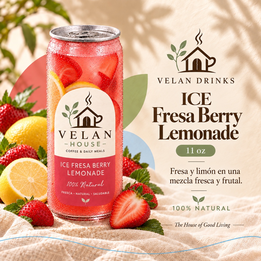 Ice Fresa Berry Lemonade (11oz)