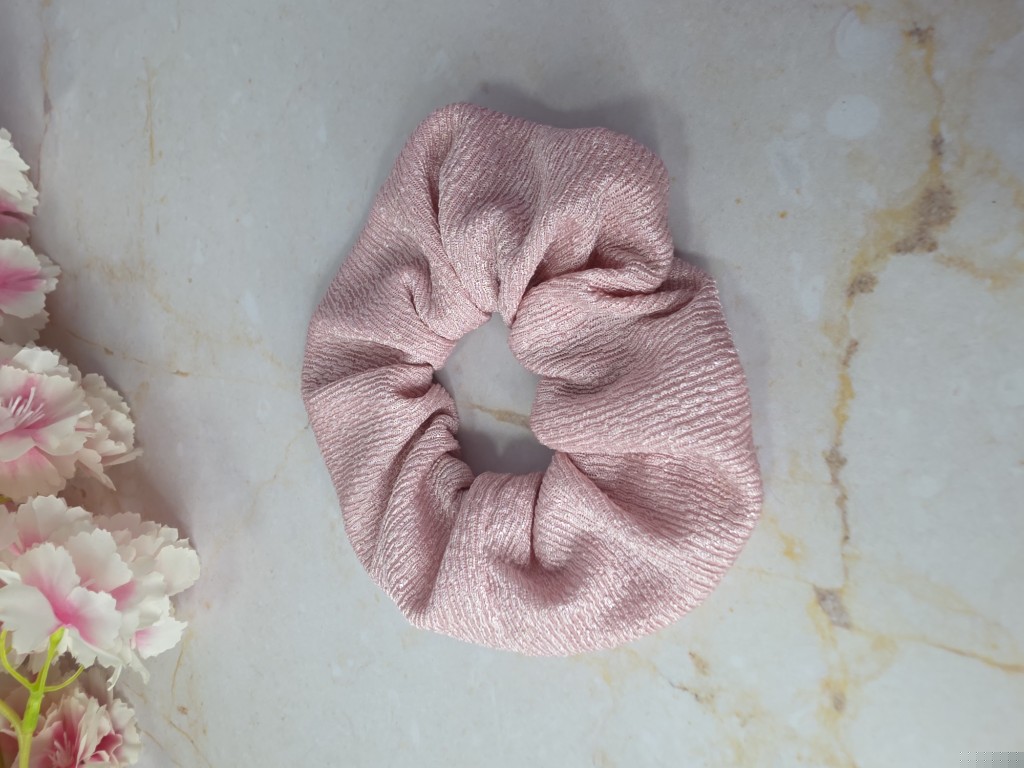 Scrunchie rosada
