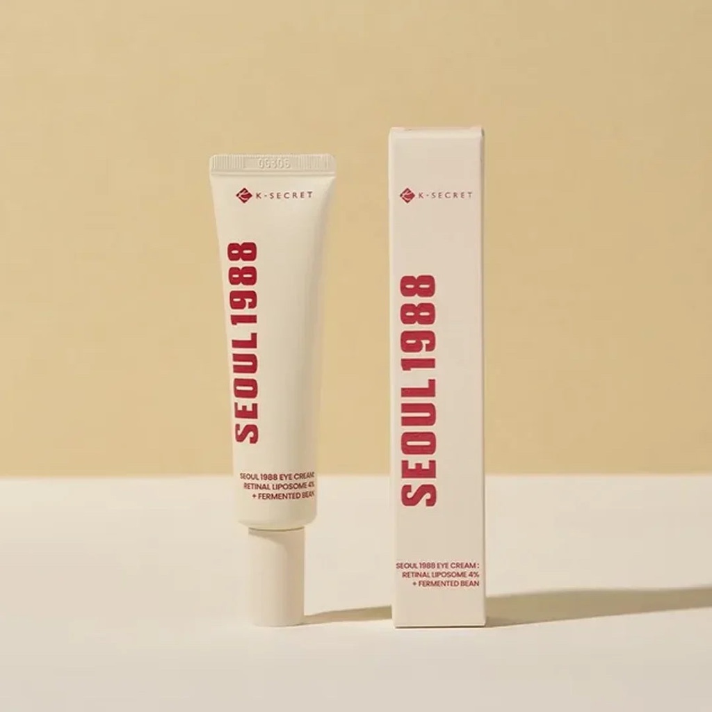 K Secret Seoul 1988 - SEOUL 1988 EYE CREAM: Retinal Liposome 4%+ Fermented Bean