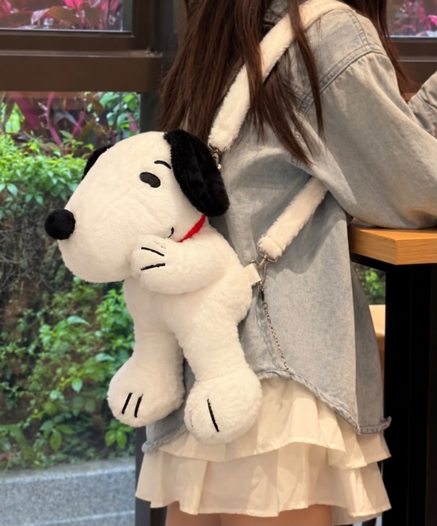 HERMOSO MORRAL PELUCHE ABRAZABLE SNOOPY 🐶🤍