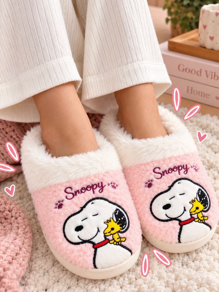 🖤 NUEVAS Y HERMOSAS PANTUFLAS SNOOPY