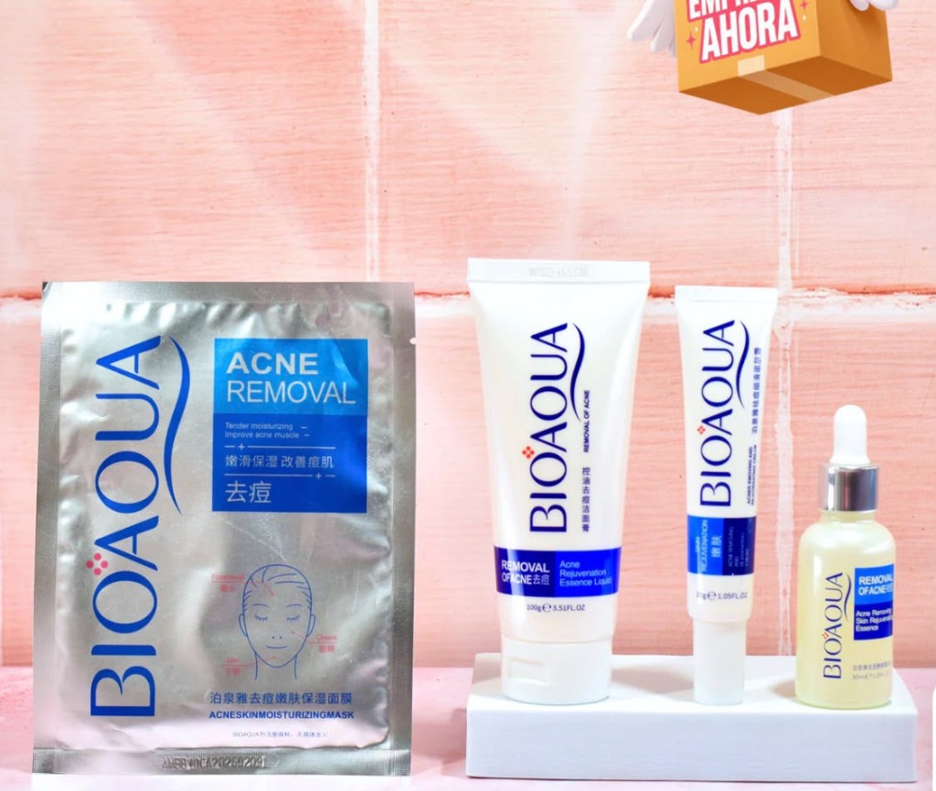 Kit Anti-Acné Pure Skin (x4) – Bioaqua control de acné💙