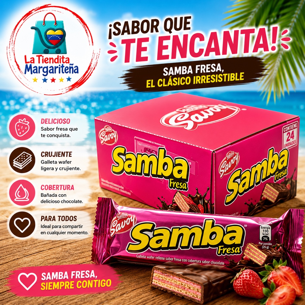 Galleta samba fresa