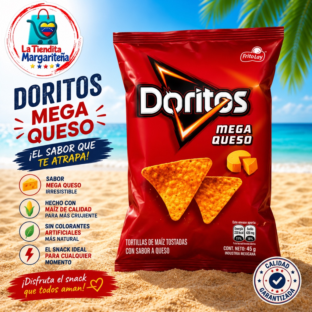 Doritos mega queso 45grs