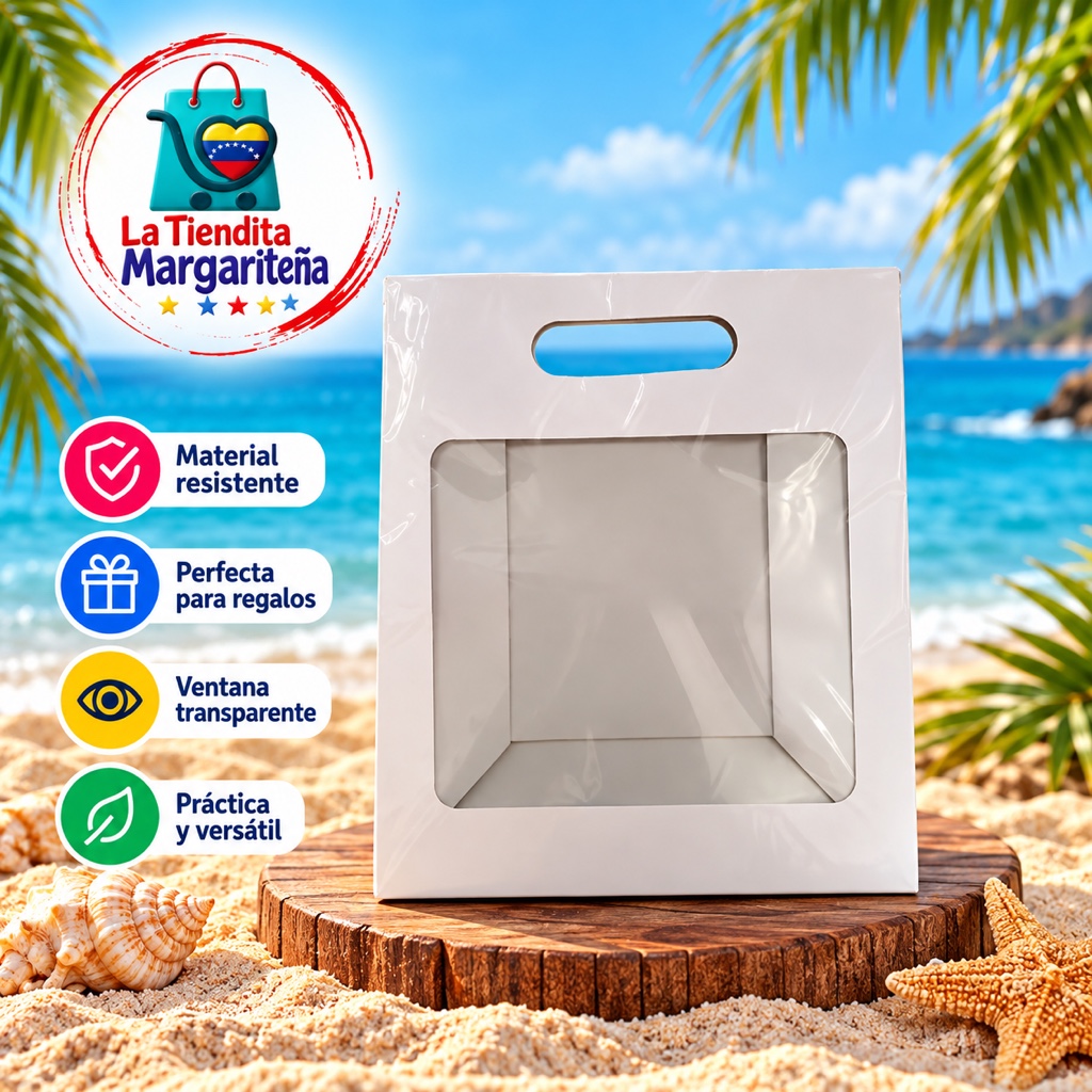 Caja con ventana tamaño mediana