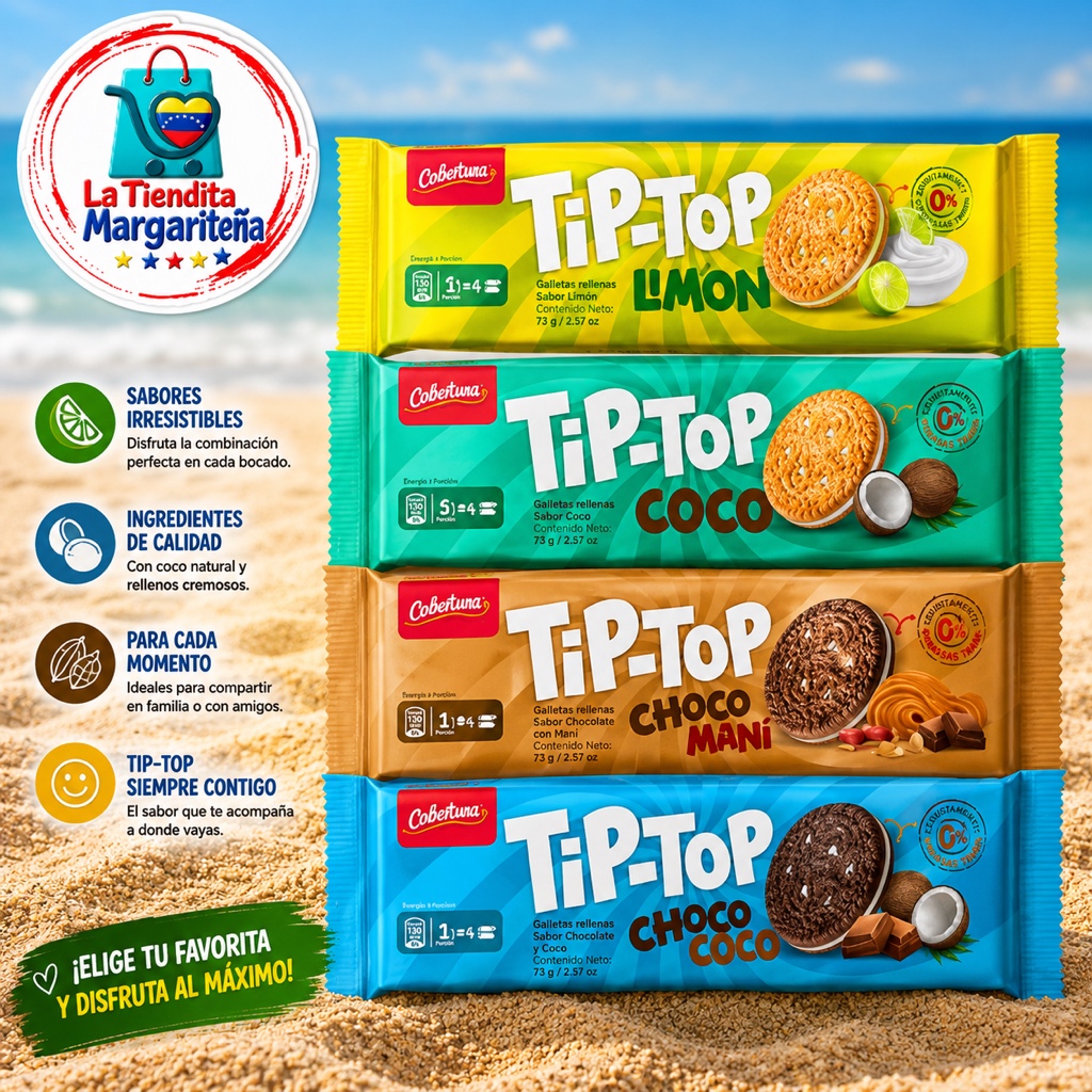 Galleta tip top varios Sabores
