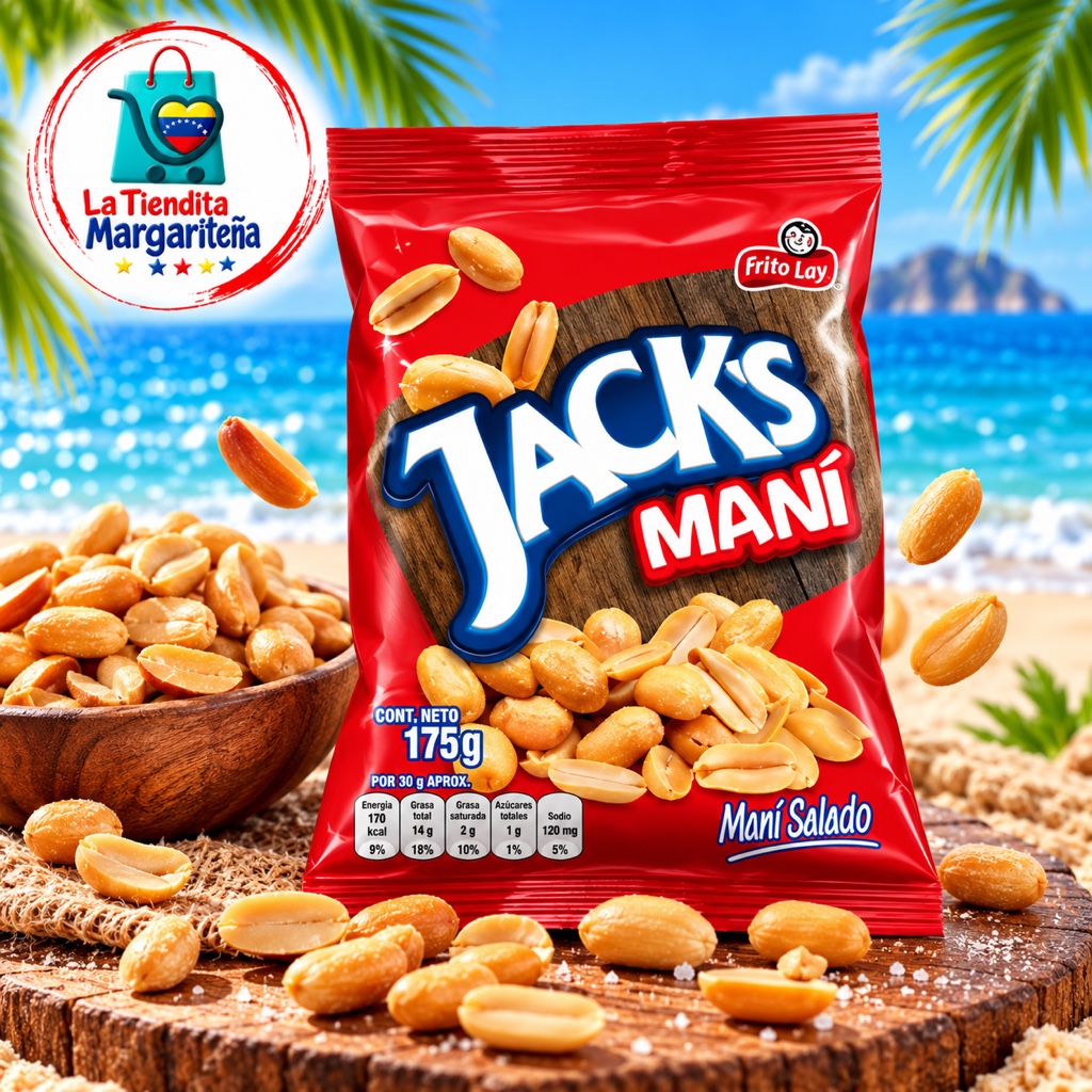 Jack's Maní Salado 175g