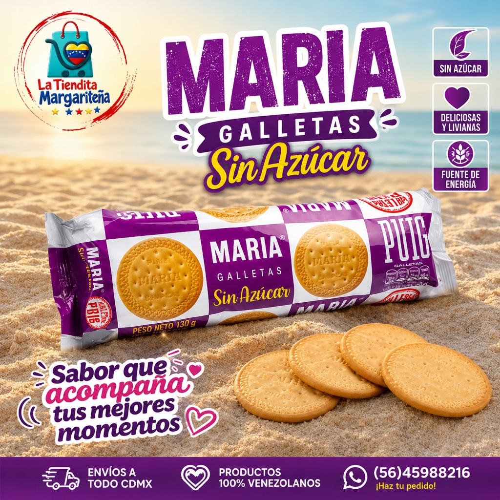 Galleta Maria Puig  sin azucar
