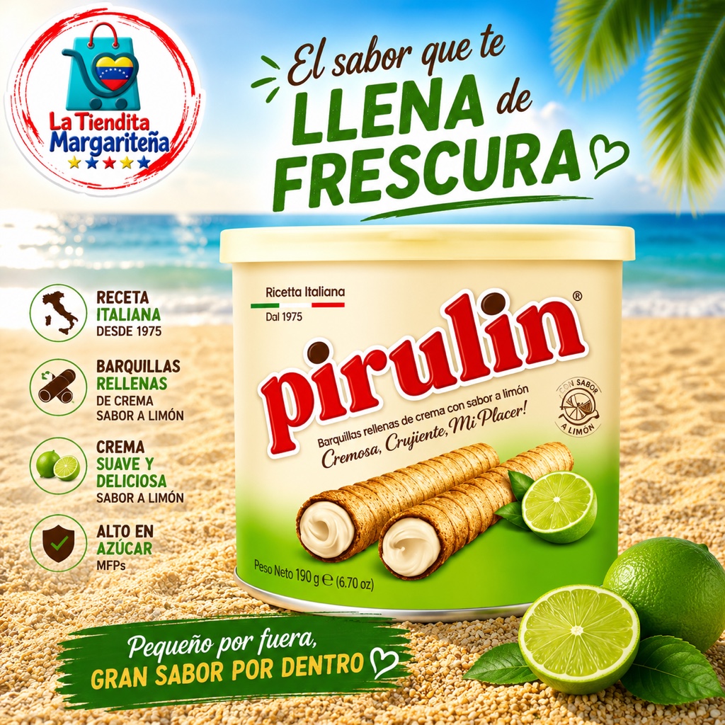 Pirulin lata Limón
