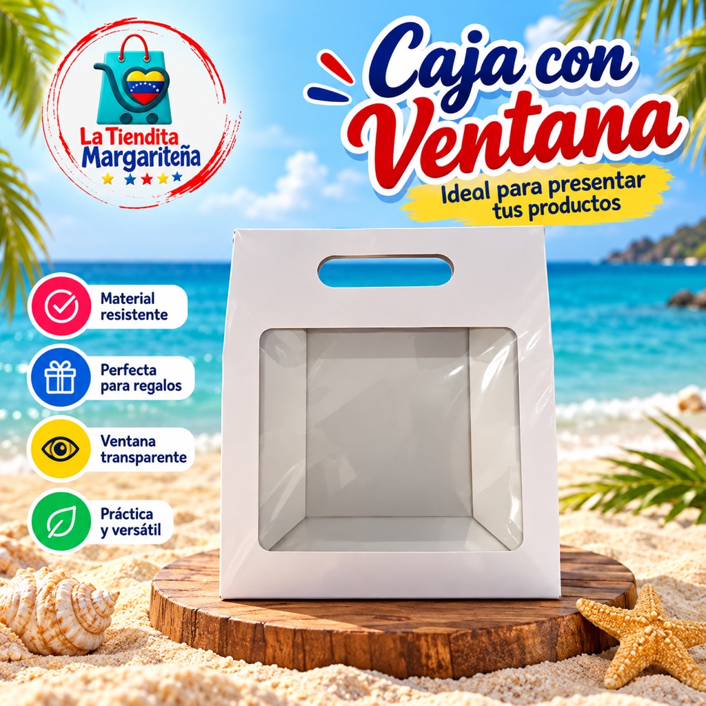 Caja con ventana Tamaño Pequeña
