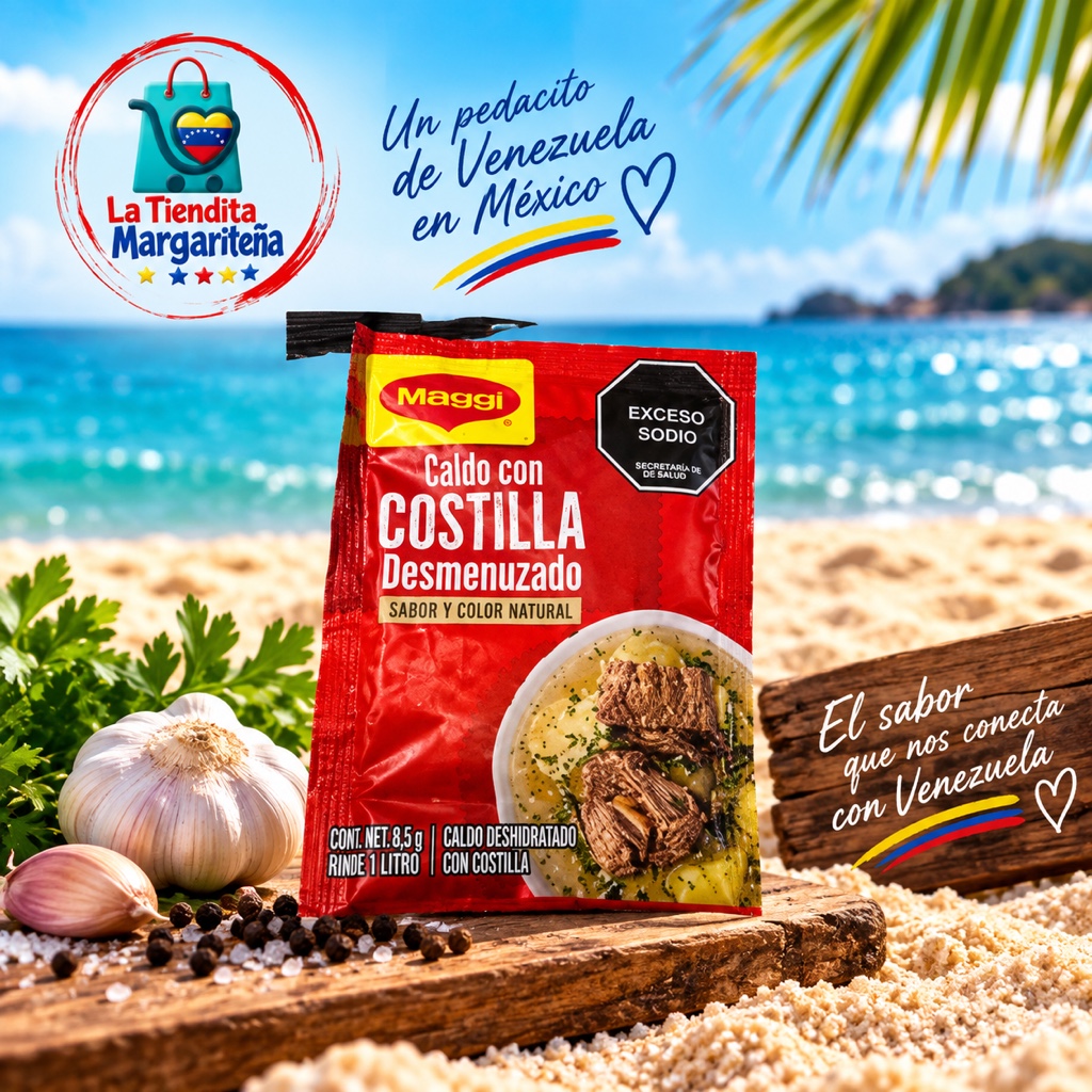 Maggi caldo con costilla