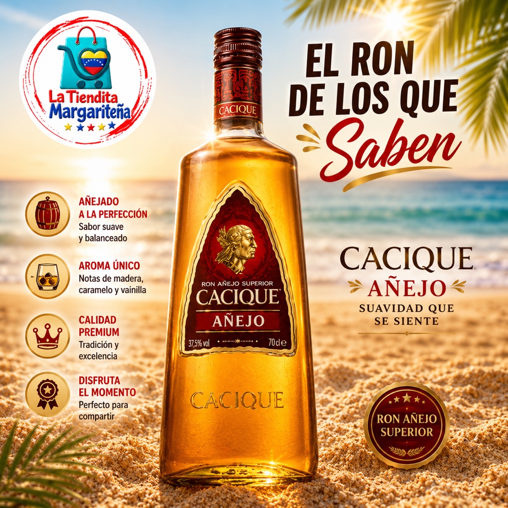 Ron Cacique Añejo 750ml