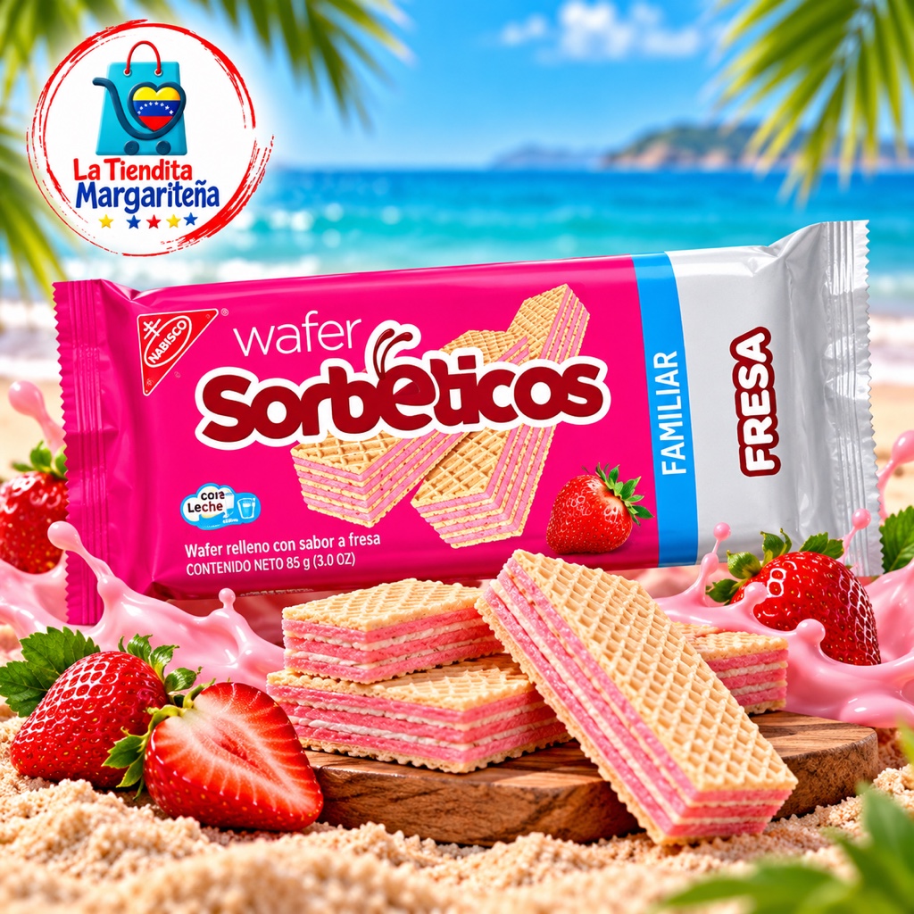 Sorbeticos familiar  fresa