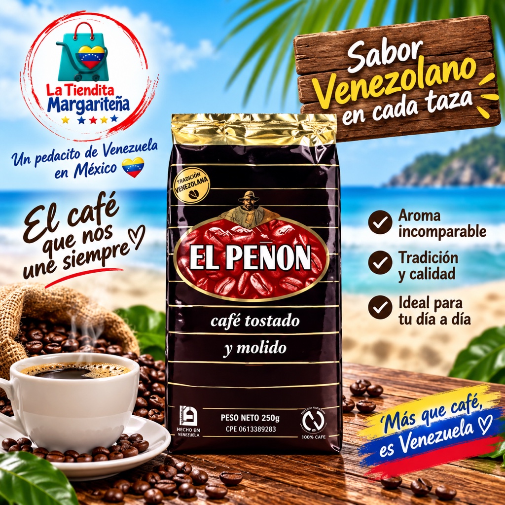 El Peñon café tostado y molido 250g