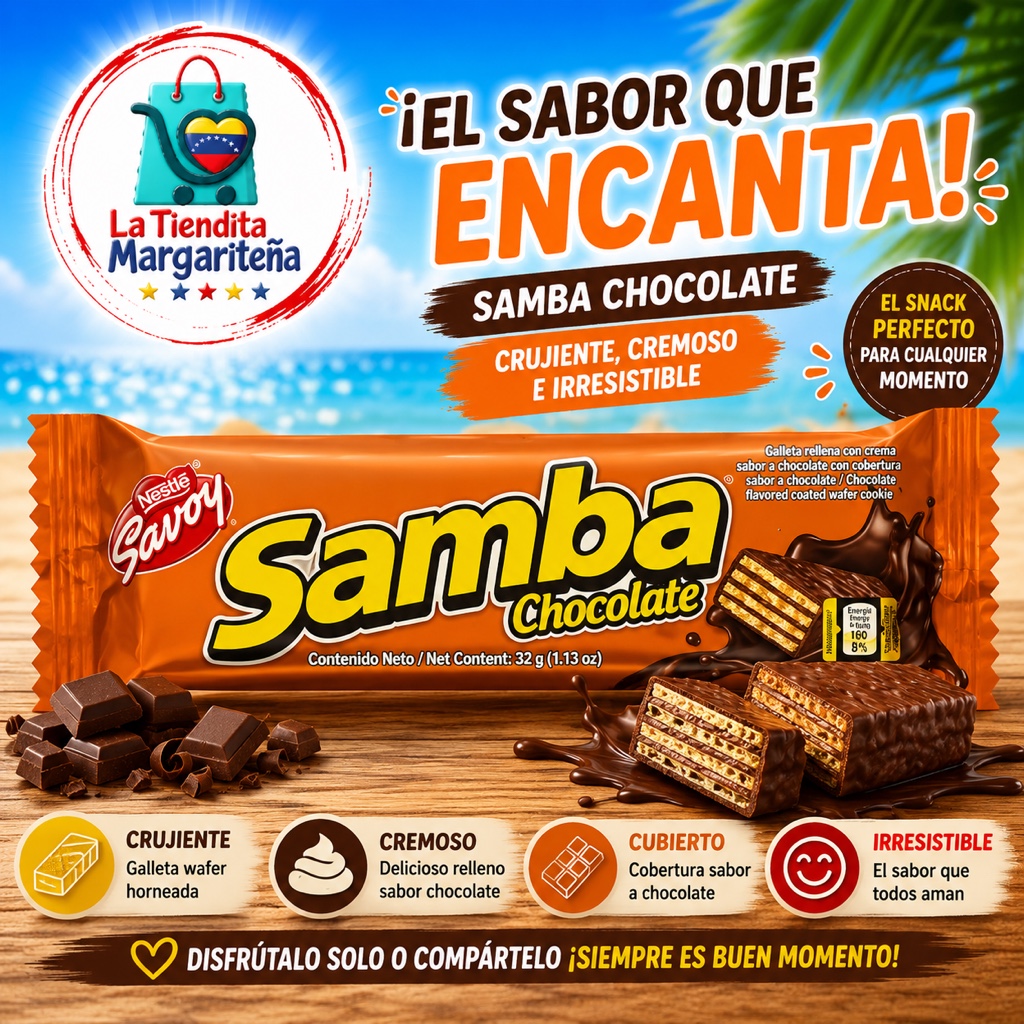 Galleta samba chococolate