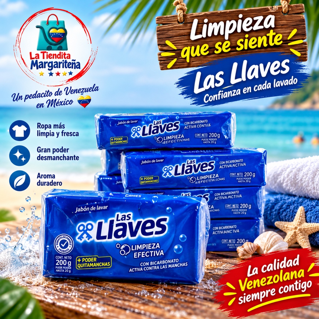 Las Llaves jabón azul 200 g