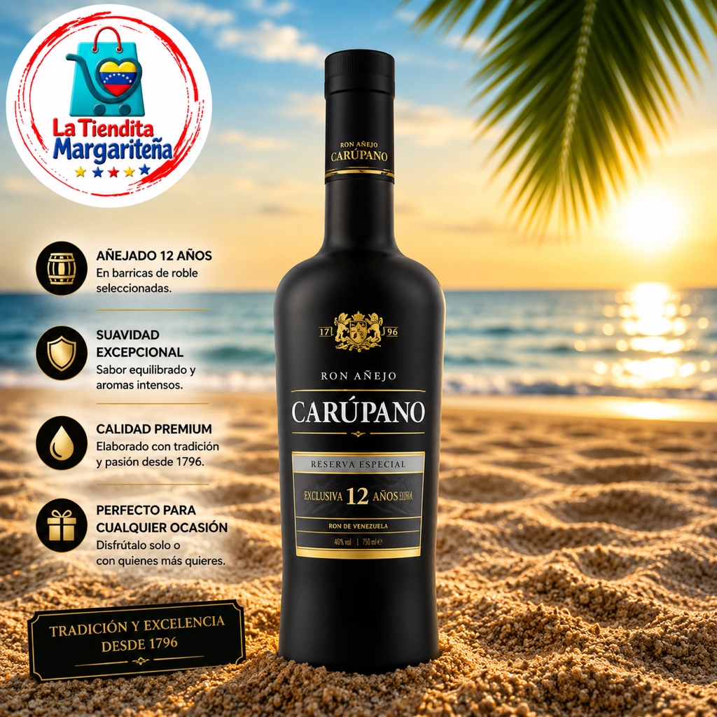 Ron Carupano 12años 750ml