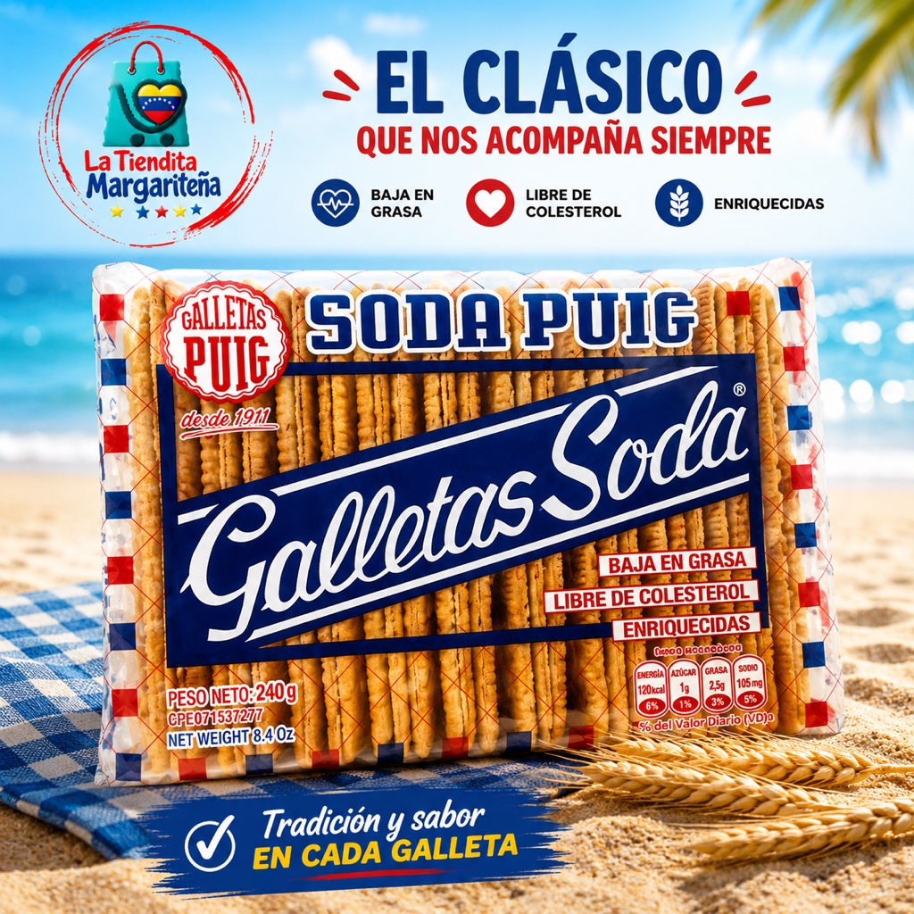 Galletas Soda Puig