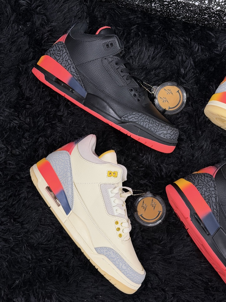 Jordan Retro 3 J Balvin Negras