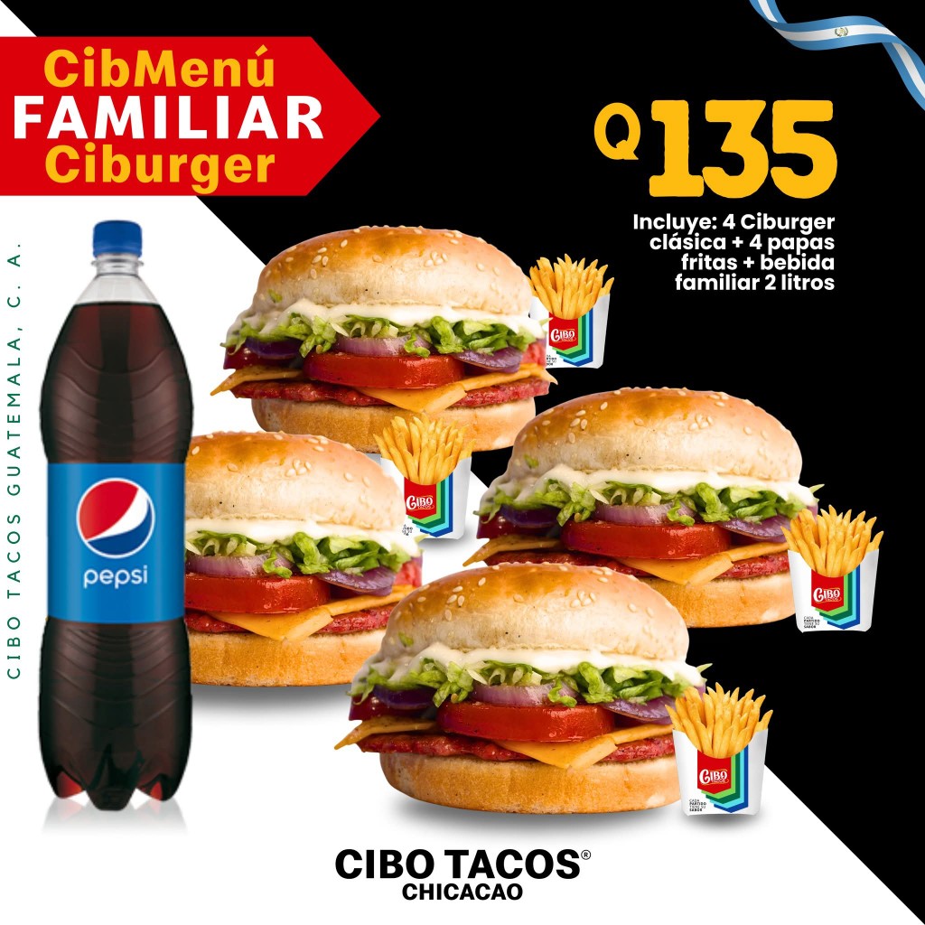 Familiar - Ciburger para 4