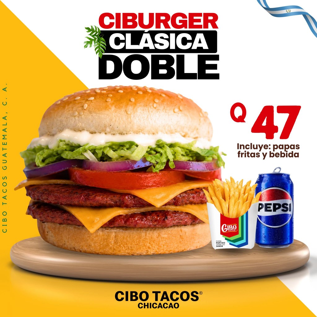Ciburger Doble • Combo Personal