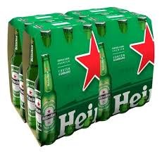 Cerveja Heineken 330 ml long neck 24un