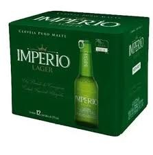 Cerveja Império lager 330ml cx 12 un